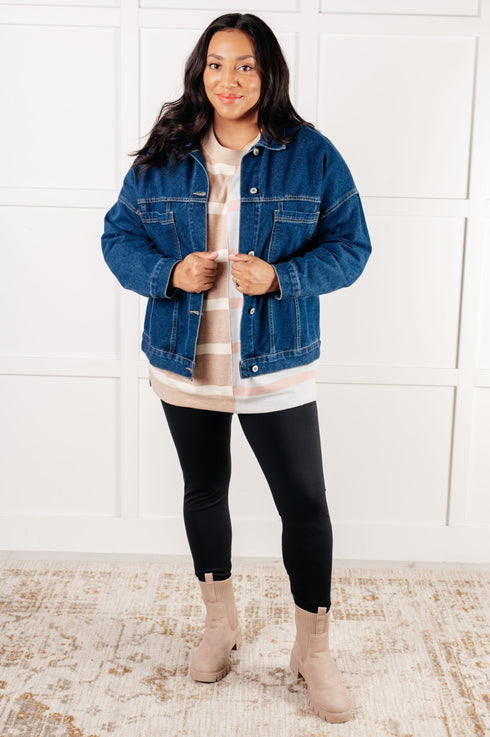 Exceptional Thought Striped Patchwork Sweater - LISA MARIE BOUTIQUE - Tops - Small -