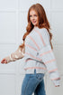 Exceptional Thought Striped Patchwork Sweater - LISA MARIE BOUTIQUE - Tops - Small -