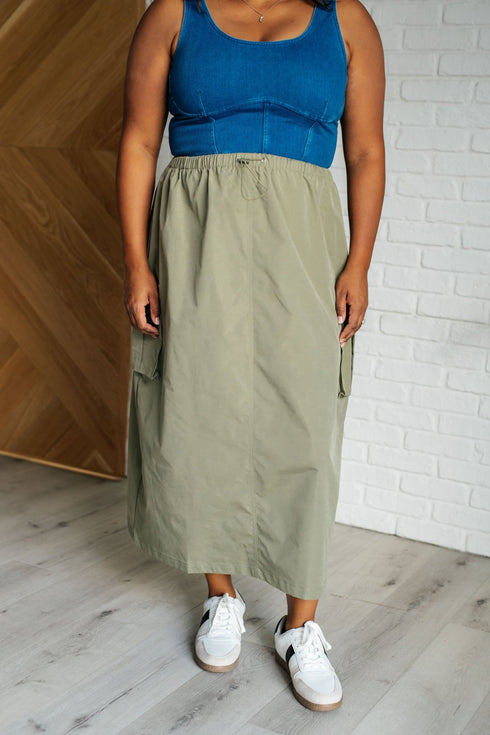 Explain It Away Cargo Skirt - LISA MARIE BOUTIQUE - Bottoms - Small -
