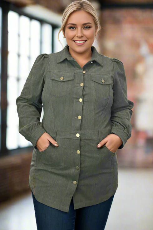 Cutie in Corduroy - Dress Jacket