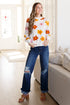 Falling Flowers Floral Sweater - LISA MARIE BOUTIQUE - Tops - Small -