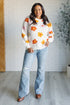 Falling Flowers Floral Sweater - LISA MARIE BOUTIQUE - Tops - Small -