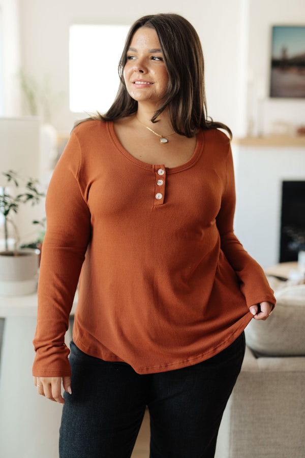 Feeling Better Scoop Neck Top - LISA MARIE BOUTIQUE - Tops - Small -