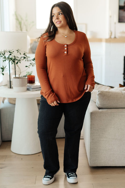 Feeling Better Scoop Neck Top - LISA MARIE BOUTIQUE - Tops - Small -