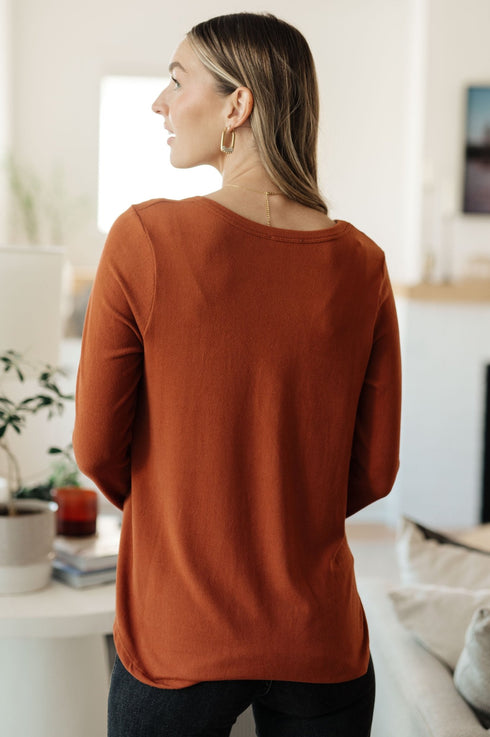 Feeling Better Scoop Neck Top - LISA MARIE BOUTIQUE - Tops - Small -