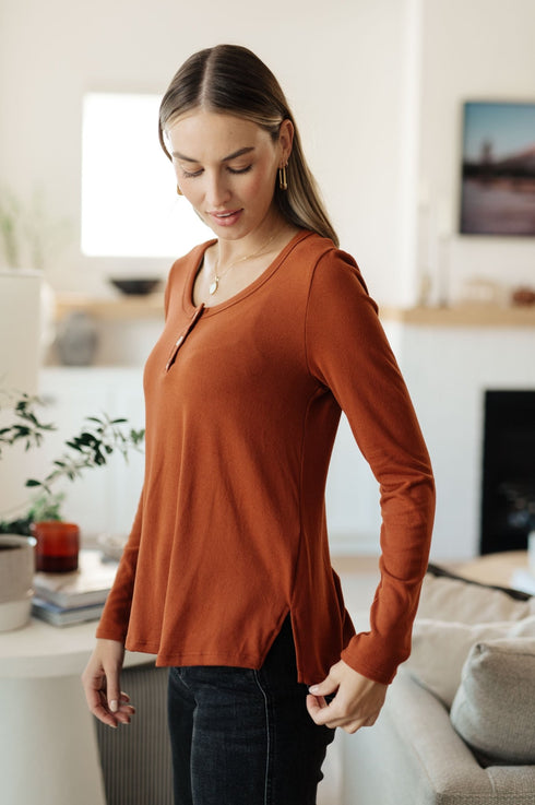 Feeling Better Scoop Neck Top - LISA MARIE BOUTIQUE - Tops - Small -