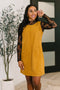 Feeling That Way Corduroy Dress - LISA MARIE BOUTIQUE - Womens - Small -