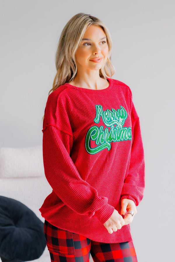 Festive Flair Pullover - LISA MARIE BOUTIQUE - S -