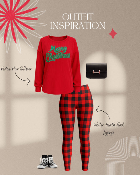 Festive Flair Pullover - LISA MARIE BOUTIQUE - S -