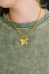 Flutter & Shine Butterfly Pendant Necklace in Gold - LISA MARIE BOUTIQUE - Womens - OS -