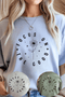 Focus On The Good T-Shirt - LISA MARIE BOUTIQUE - Graphic Tee - S - Light Blue Gildan Tee -