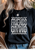 Friends Giving T-Shirt - LISA MARIE BOUTIQUE - S - Black Gildan Tee -