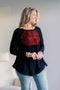 Frosted Berry Sequin Tunic - LISA MARIE BOUTIQUE - S -