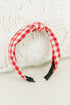 Fruit Pickin' Gingham Headband - LISA MARIE BOUTIQUE - Womens - OS -