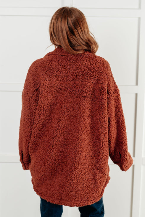Growing Up Great Sherpa Jacket - LISA MARIE BOUTIQUE - Layers - Small -