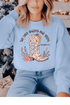 Guides Our Steps Sweatshirt - LISA MARIE BOUTIQUE - S - Light Blue Gildan Sweatshirt -