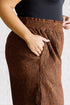 Harmony High Rise Wide Leg Pants in Brown - LISA MARIE BOUTIQUE - Bottoms - Small -