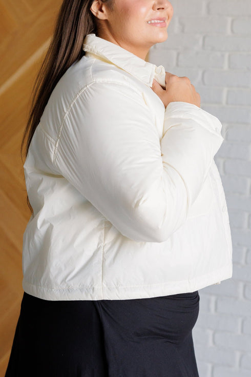 Hear Me Out Lightweight Puffer Jacket - LISA MARIE BOUTIQUE - Layers - Small -