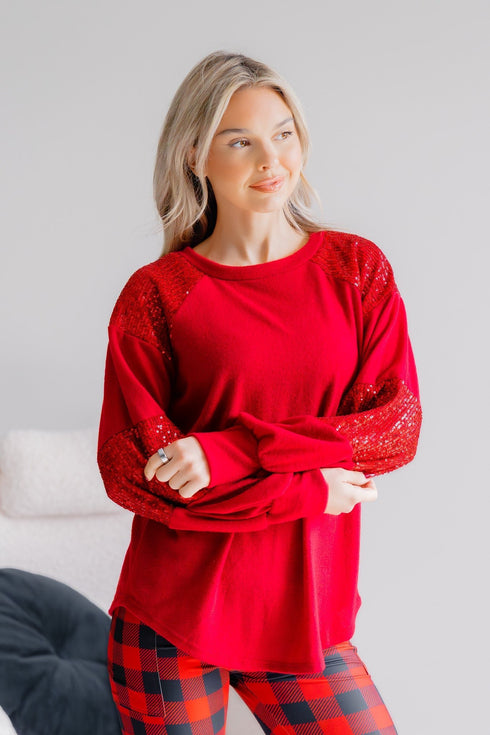 Holly Belle Knit Long Sleeve - LISA MARIE BOUTIQUE - S -