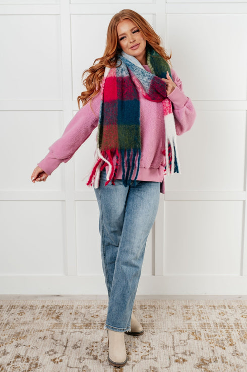 Hopes and Dreams Fleece Pullover - LISA MARIE BOUTIQUE - Tops - Small -