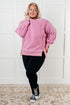 Hopes and Dreams Fleece Pullover - LISA MARIE BOUTIQUE - Tops - Small -