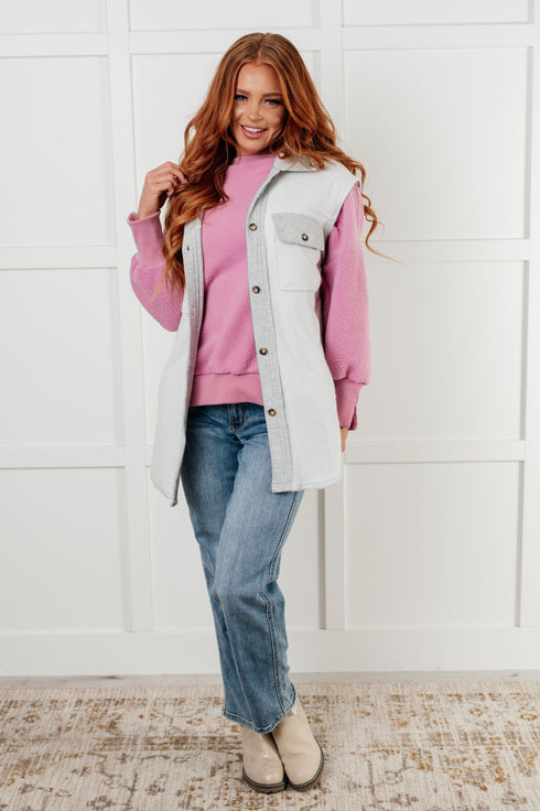 Hopes and Dreams Fleece Pullover - LISA MARIE BOUTIQUE - Tops - Small -