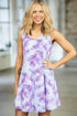 Stormy Summer Skies - Swing Dress
