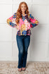 In The Wild Animal Print Blouse - LISA MARIE BOUTIQUE - Blouses - Small -