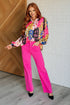 In The Wild Animal Print Blouse - LISA MARIE BOUTIQUE - Blouses - Small -