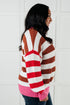 In Your Lane Color Blocked Stripe Sweater - LISA MARIE BOUTIQUE - Tops - Small -