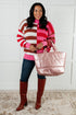 In Your Lane Color Blocked Stripe Sweater - LISA MARIE BOUTIQUE - Tops - Small -