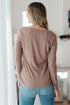 Indeed You Do Long Sleeve V - Neck Top - LISA MARIE BOUTIQUE - Tops - Small -