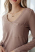 Indeed You Do Long Sleeve V - Neck Top - LISA MARIE BOUTIQUE - Tops - Small -