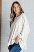 Ivory Thoughts Chenille Blouse - LISA MARIE BOUTIQUE - Tops - Small -