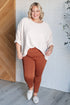 Ivory Thoughts Chenille Blouse - LISA MARIE BOUTIQUE - Tops - Small -