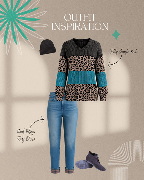 Jolly Jungle Knit - LISA MARIE BOUTIQUE - S -