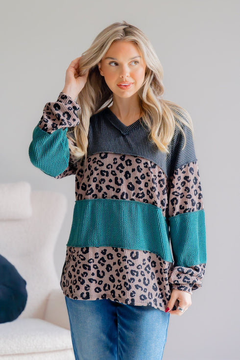 Jolly Jungle Knit - LISA MARIE BOUTIQUE - S -