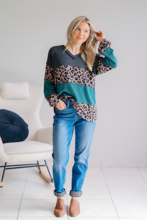 Jolly Jungle Knit - LISA MARIE BOUTIQUE - S -