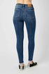 Judy Blue Full Size High Waist Distressed Skinny Jeans - LISA MARIE BOUTIQUE - Dark - 3/26 -
