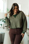 Just a Casual Crop Pullover - LISA MARIE BOUTIQUE - Tops - Small -