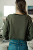 Just a Casual Crop Pullover - LISA MARIE BOUTIQUE - Tops - Small -