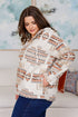 Just Going For It Aztec Hoodie - LISA MARIE BOUTIQUE - Tops - Small -