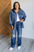 Just In Case Mineral Wash Shacket - LISA MARIE BOUTIQUE - Layers - Small -