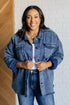Just In Case Mineral Wash Shacket - LISA MARIE BOUTIQUE - Layers - Small -
