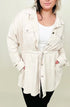 Cotton Bleu Faux Suede Shirt Jacket