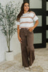 Knit & Known Drop Shoulder Sweater Knit Top - LISA MARIE BOUTIQUE - Womens - Small -