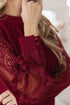 Lace on My Sleeves Blouse - LISA MARIE BOUTIQUE - Tops - Small -