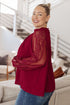 Lace on My Sleeves Blouse - LISA MARIE BOUTIQUE - Tops - Small -