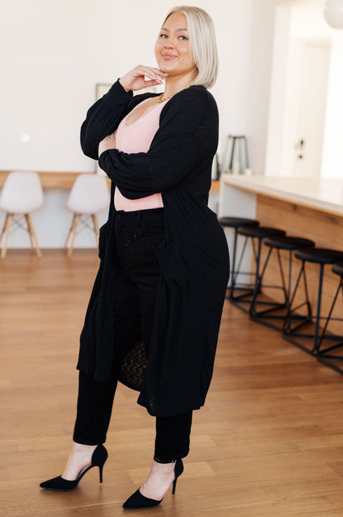 Lengths You'll Go Duster Cardigan - LISA MARIE BOUTIQUE - Layers - Small -