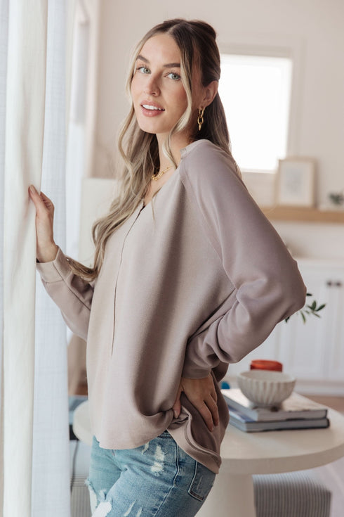 Less Conversation V - Neck Top - LISA MARIE BOUTIQUE - Tops - Small -